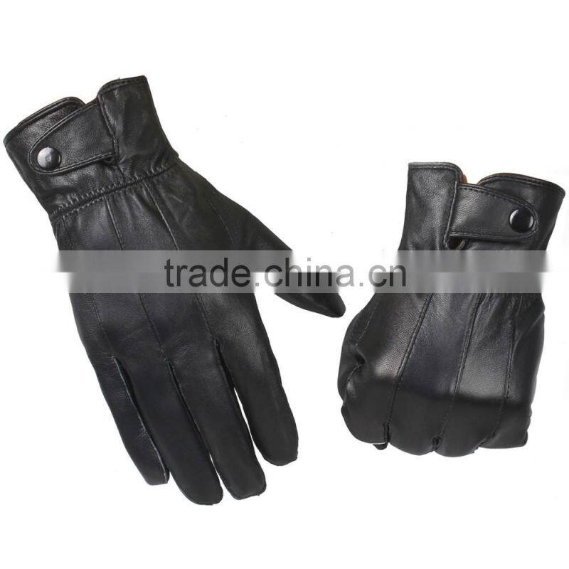 Genuine Leather Gloves Men 2016 Winter Gloves