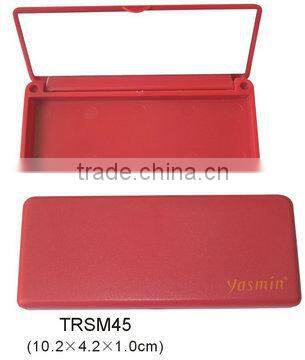 Plastic custom logo foldable pill box with make up mirror