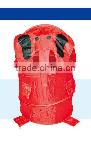 Red Kid's Pop-Up Hamper, Elephant, Medium