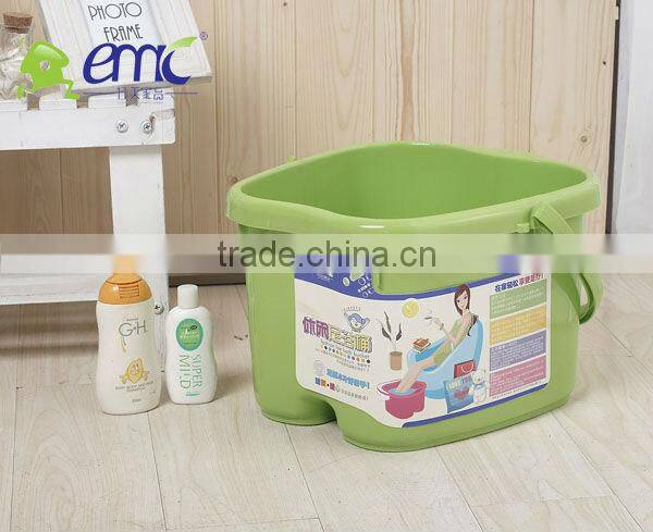 Plastic foot massage bucket
