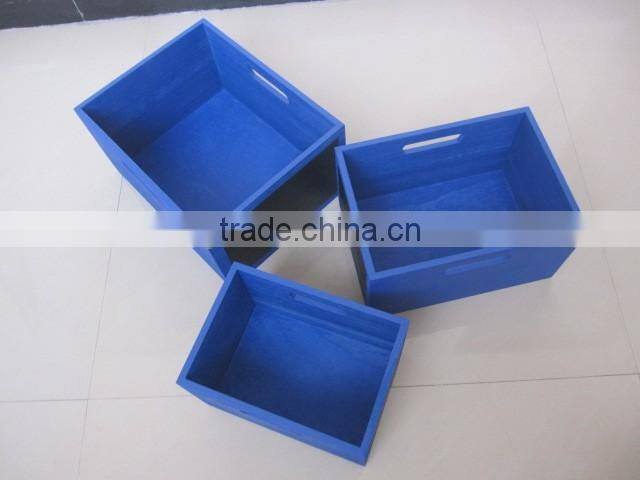 Home&Garden wooden storage baskets