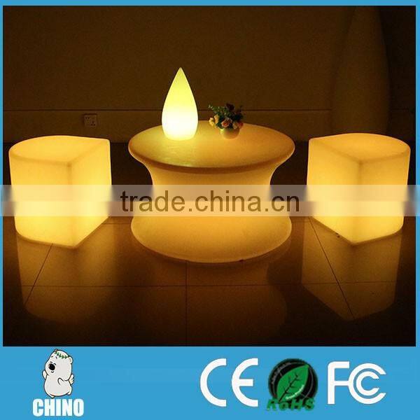 High top party tables for night club luminous led