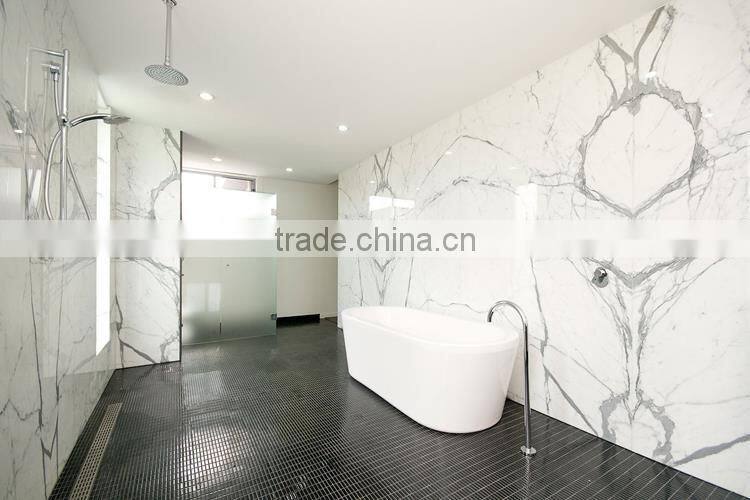 Super quality architectural material natural stone donfang white marble tile