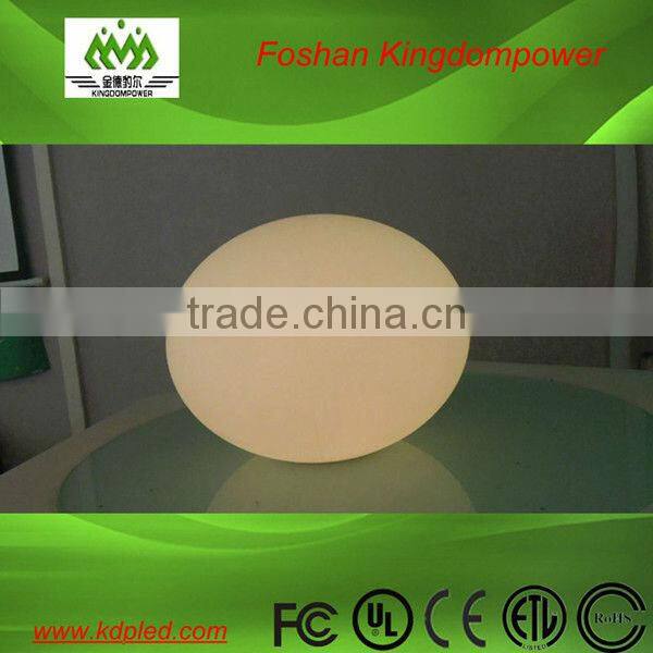 Rechargeable colorful IP68 waterproof led nice pebble