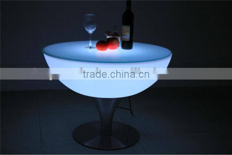 Club table led chair table with waterproof home furniture cocktail table
