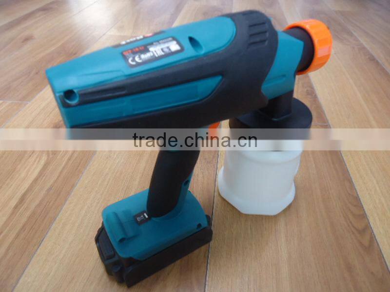 Wireless 18V Lithium Battery Powered Handheld Small Portable Mini HVLP Painting Sprayer Machine Electric Rechargeable Spray Gun