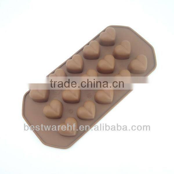candy silicone tray 15 cavity love ice mould silicone chocolate molds