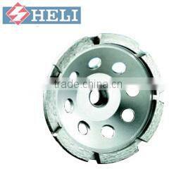 double row cup wheels for granting diamond