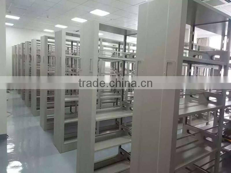 Popular 6 Layers School Library furniture Steel Book Store Shelves/Double Side Bookshelf