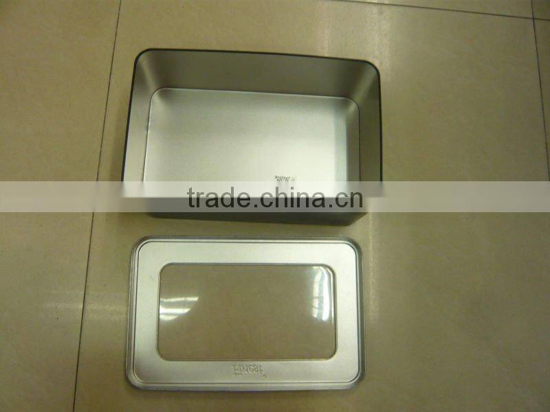 Window Tin Box for T-Shirt Packing