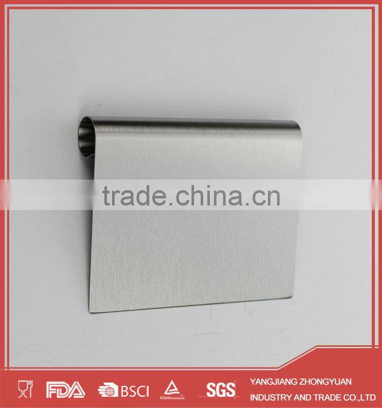 Non-stick stainless steel dough scraper with scale