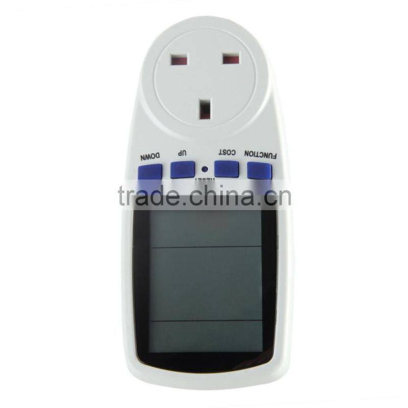 UK Plug Energy meter Watt Volt Voltage Electricity Monitor Analyzer Power