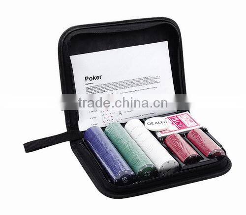 200pcs Poker chip set Laser Poker Set in Aluminum Case