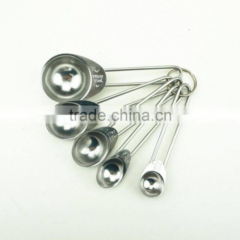 42135 Wire handles Stainless Steel Nesting Measuring Cups and Spoons Set