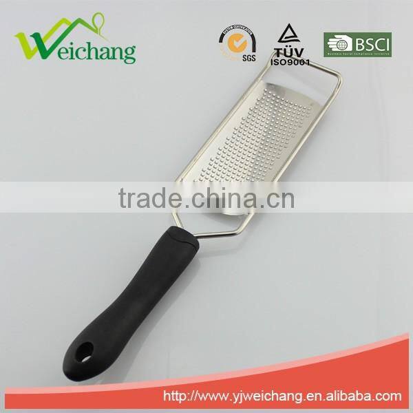 WCGT271 New product stainless steel ETCHING GRATER grater manual cheese grater vegetable kitchen graters with PP handle