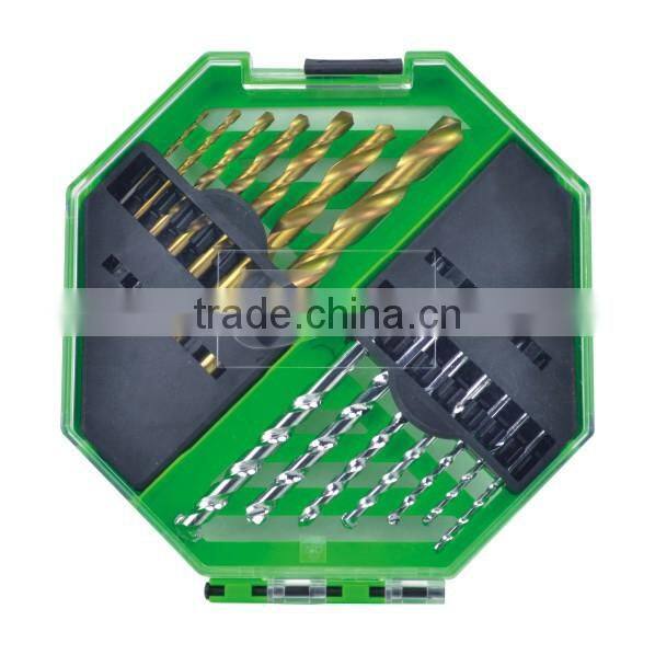 42pcs twist drill and masonry drill set