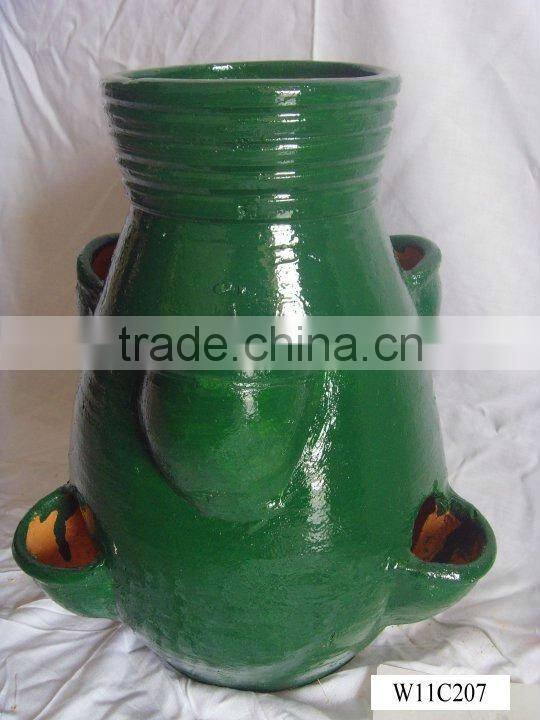 bigger antique clay vase /ceramic vase/flower vase