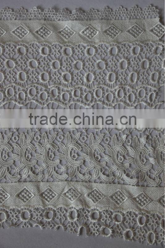 Embroided flower Design Fabric
