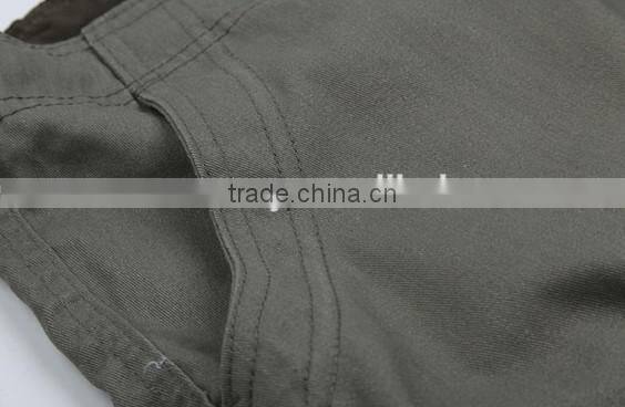 Vintage military army cargo shorts in slim fit