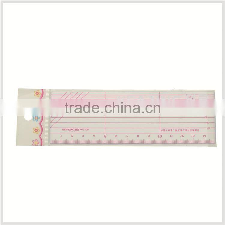 Kearing Chinese Manufacture 5 * 50*0.12cm Metric patchwork handicraft quilting ruler for Fashion Design# W5152