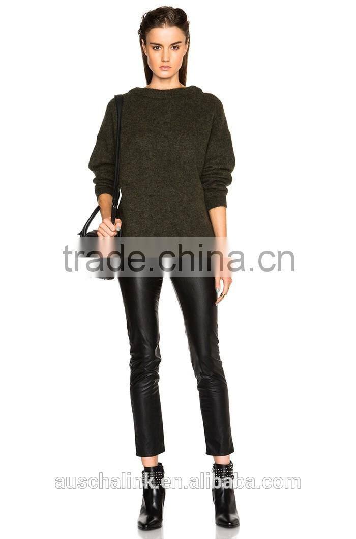 2016 new arrival lady mohair sweater customized factory price