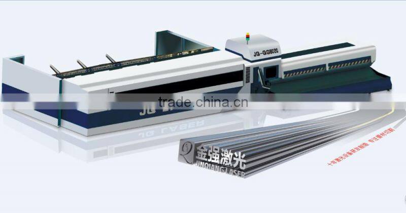 metal tube pipe automatic loading system fiber laser cutting machine