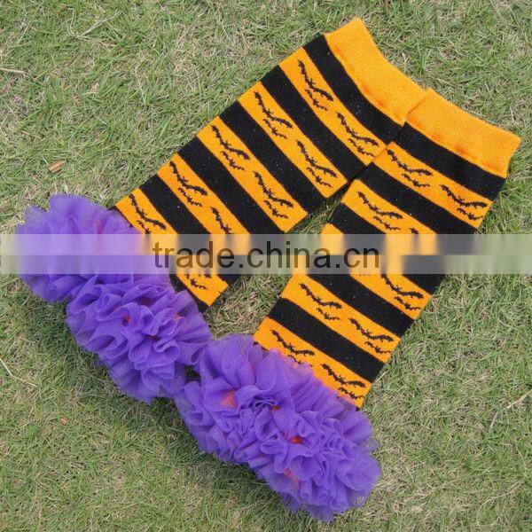 2016 chian product and wholesale halloween set with romper and tops and legging warmer for baby