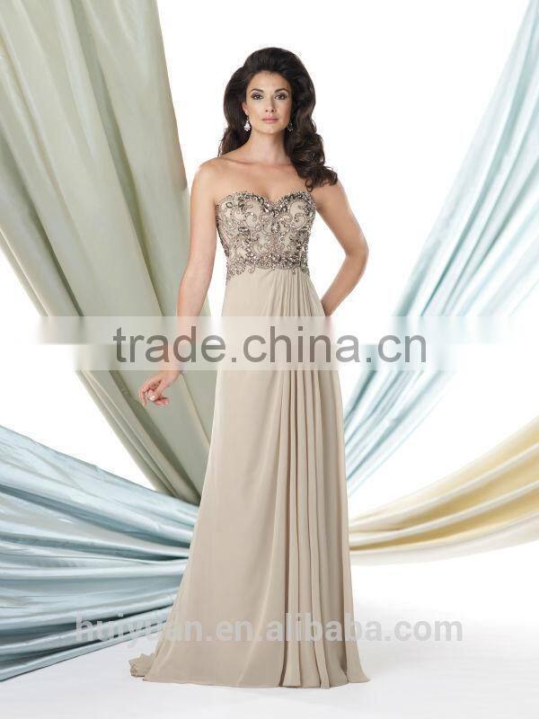 gold long round neck cap sleeve patterns of lace evening dress