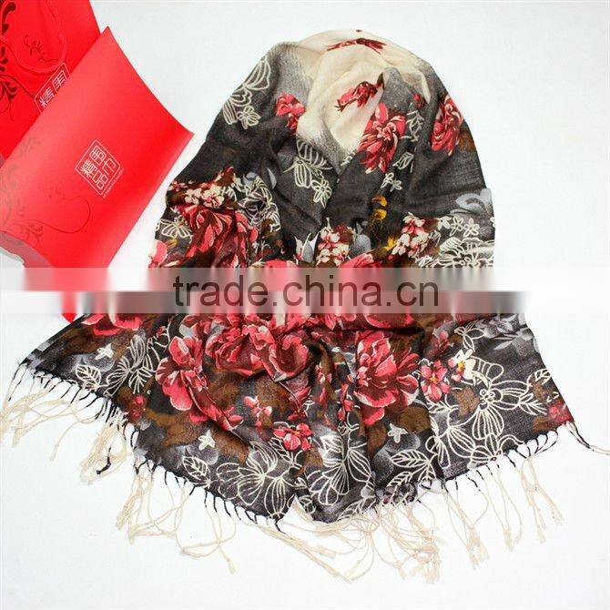 stock printed wool Scarf long wool scarf 2012 winter scarves