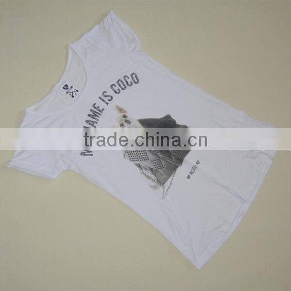 R&H customized KID short sleeve pattern OEM baby plain t shirts