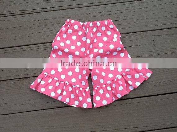 Baby girl new design color combination shorts for summer plain color kids shorts