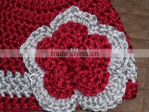 Newborn Handmade Sweater Set Crochet Cardigan and Cap