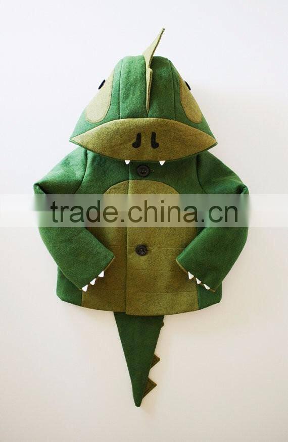 New Design baby Boys clothes dinosaur Overcoat Kids Outwear For Children's Winter clothes