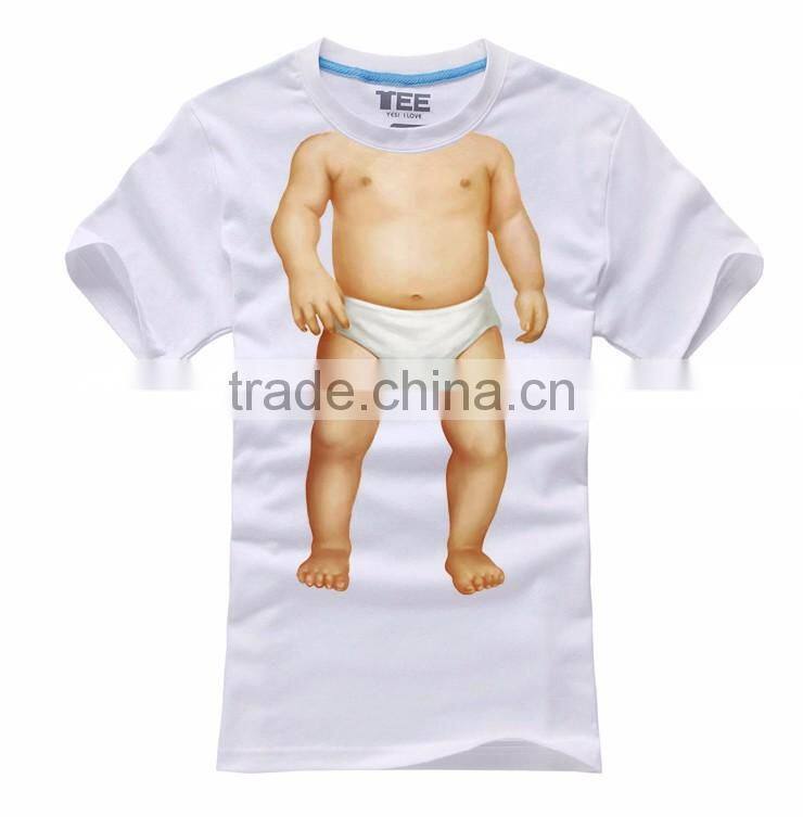 Guangzhou manufacturer supply high quality 100% cotton Custom Printed t-shirt with your own design