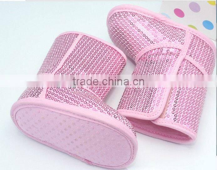 Sequin Baby Boots