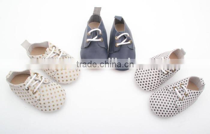 Cheap fashion wholesale genuine leather baby oxford shoes