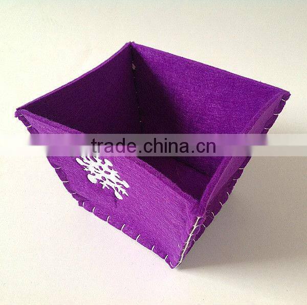 factory sale 3mm felt material non woven storage box