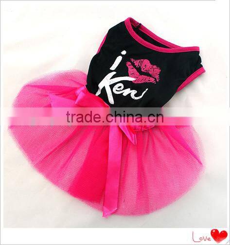 Pet Clothing Dog Clothes fashion printing dress for dog