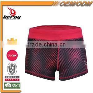 BEROY fashion gym short printed yoga pants for woman