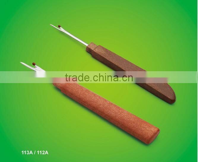 wooden color plastic handle Seam Ripper 113A/112A