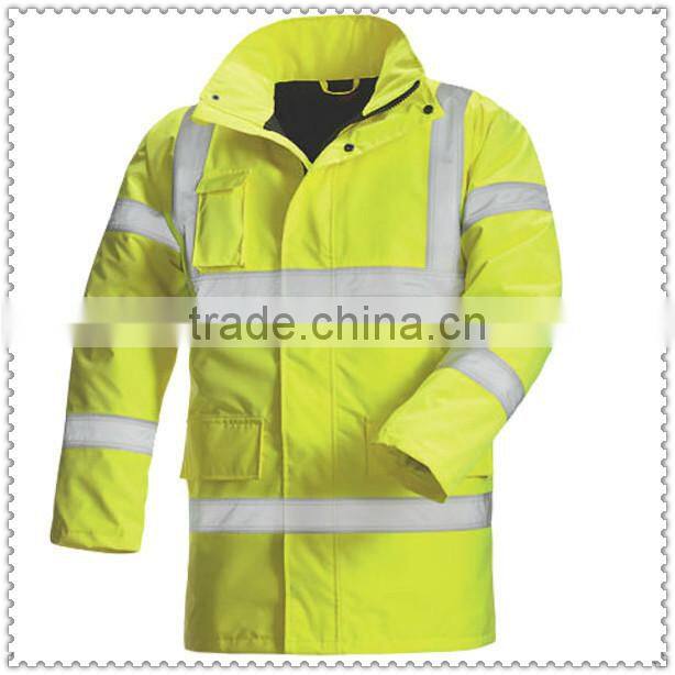 Water Resistant Windproof HI-VIS JACKET for Foul Weather