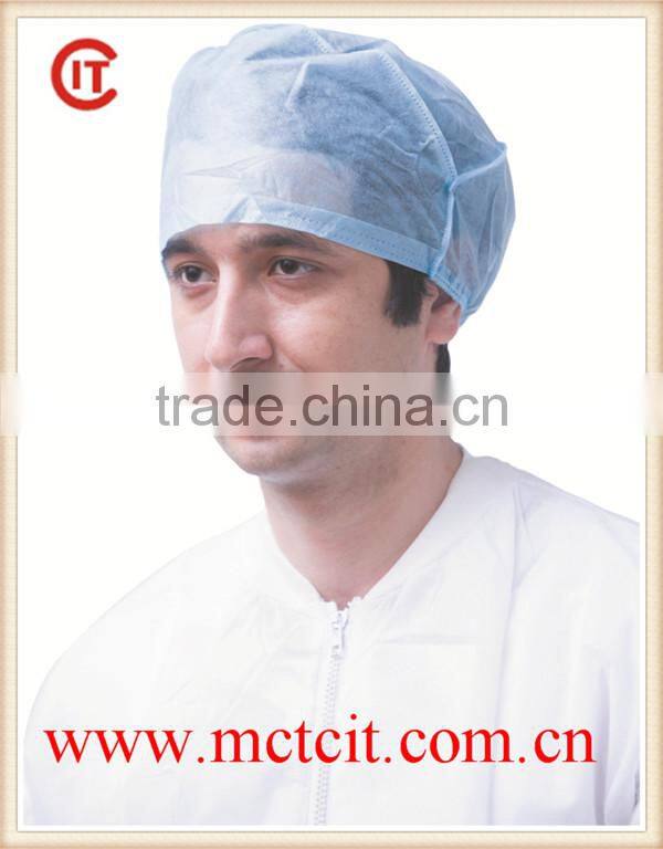 ISO&CE approved Nonwoven surgical caps,disposable surgeon caps,doctor caps