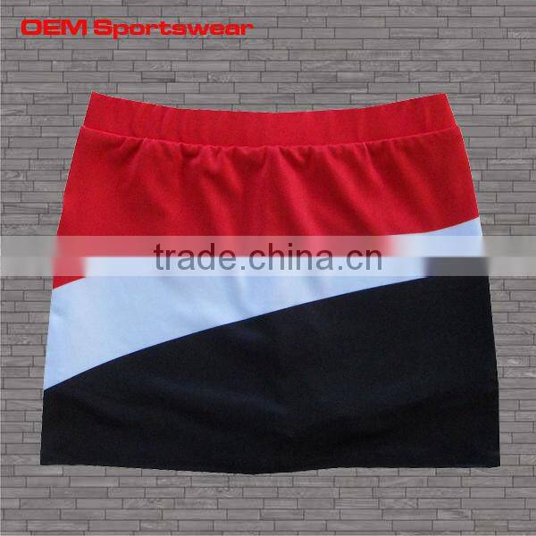 girls sublimated cheerleading dress with short