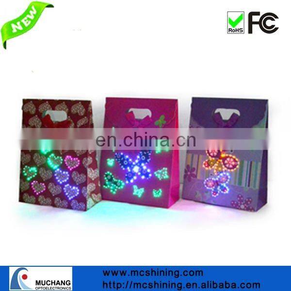 paper led musical gift box
