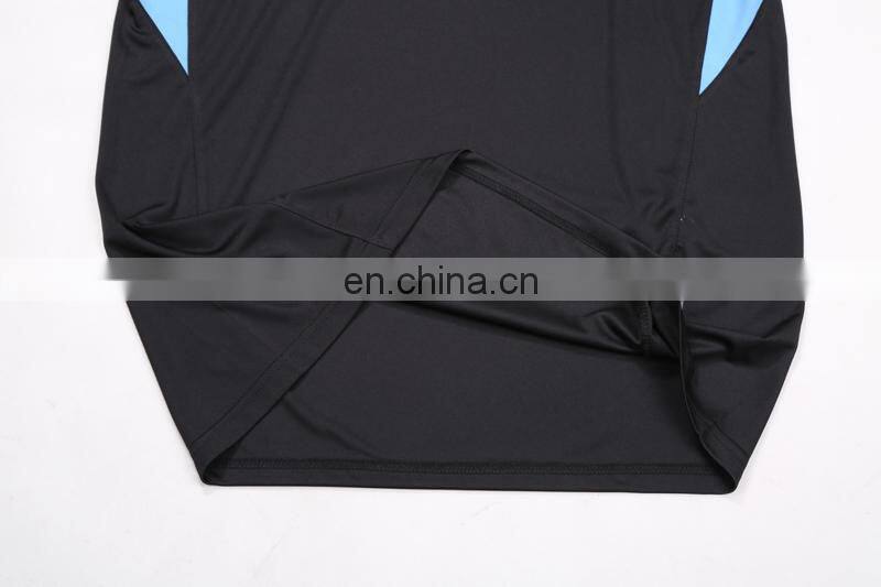 Silk screen own logo customized college team soccer jersey