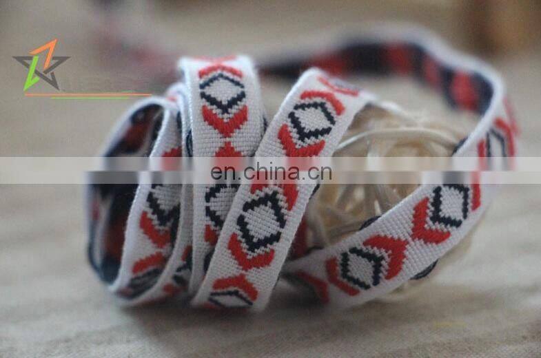 custom jacquard woven cotton ribbon