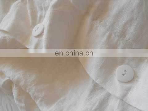 Best selling pure linen bedding sheet set/duvet cover set with stone washing with ties closure
