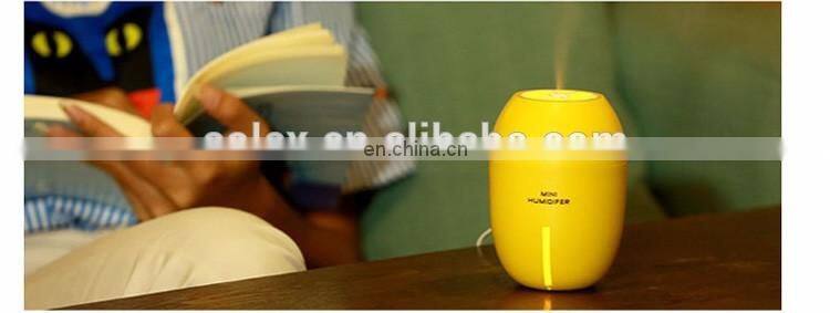 Cool Mist Humidifier 180ml Mini Portable Night Light Air Humidifier Office Home Car Desktop Humidifier for Baby Kids