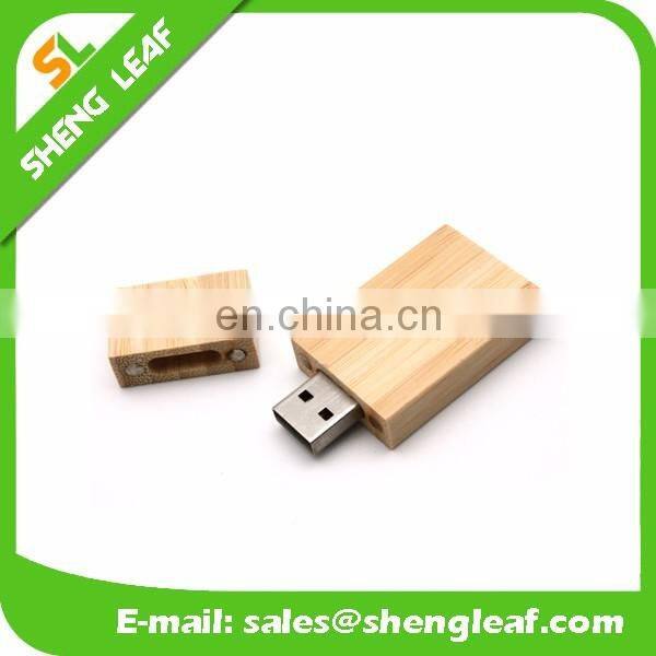 Promotional cheap wooden USB flash drive stick