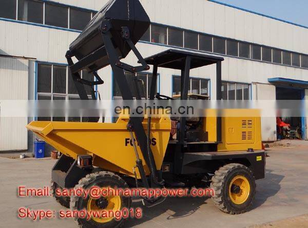 3Ton construction earth transfer site dumper